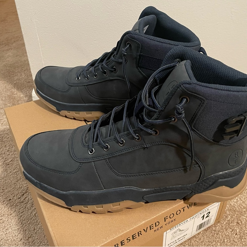 Reserved Footwear - Navy - Size 12